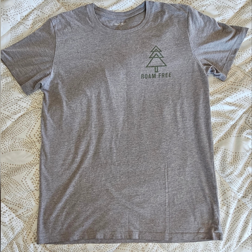 Gray Roam Free T-Shirt